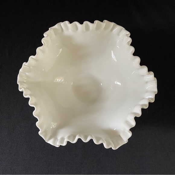 Compote - Fenton Hobnail Milk Glass - Vintage - Picture 4 of 9